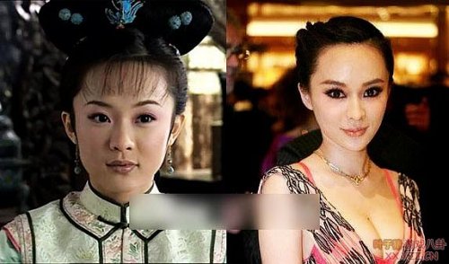 娱乐圈女明星大饼脸惊变锥子